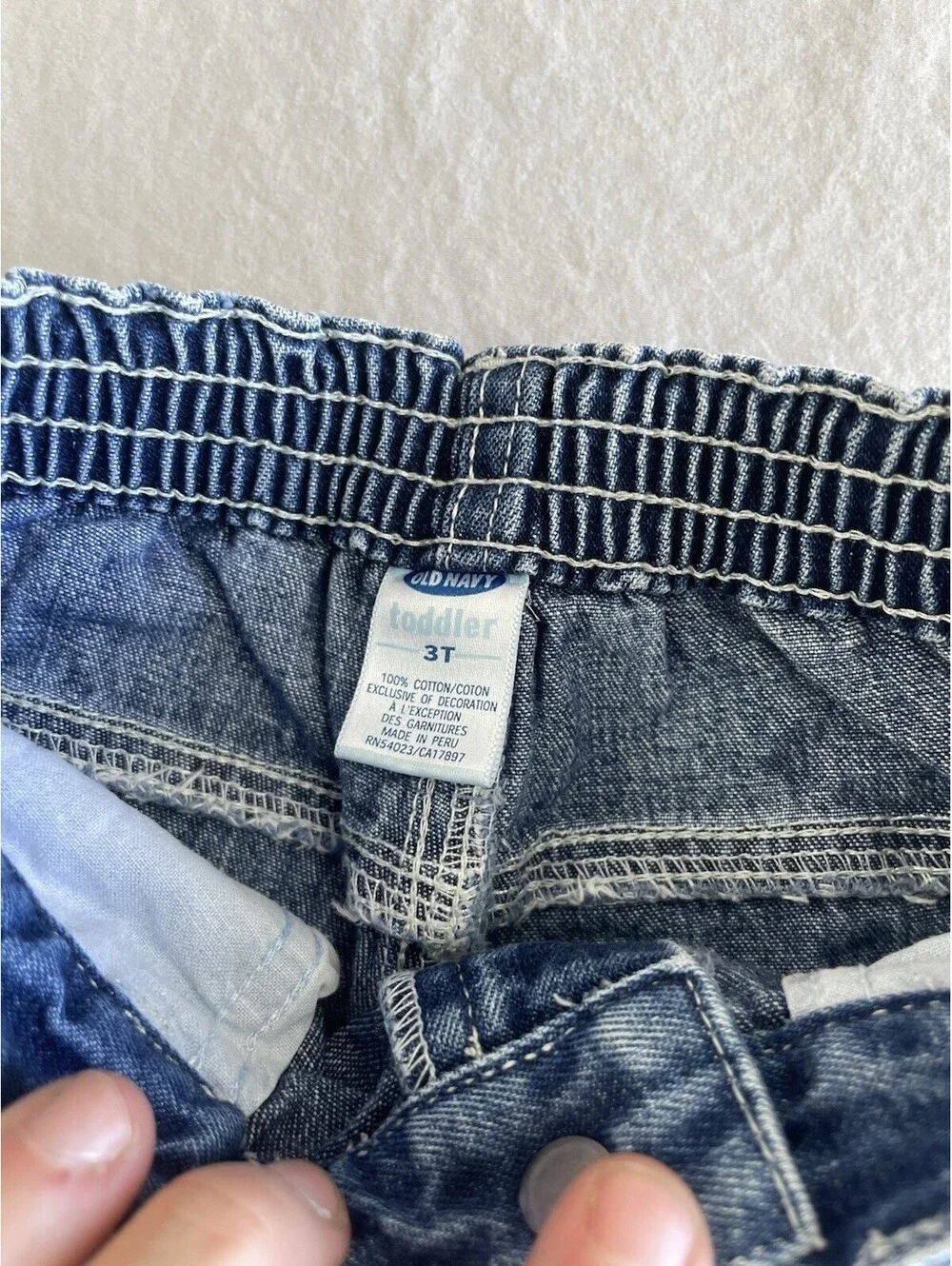 Vintage Old Navy Toddler Jeans Size 3T Embroidered